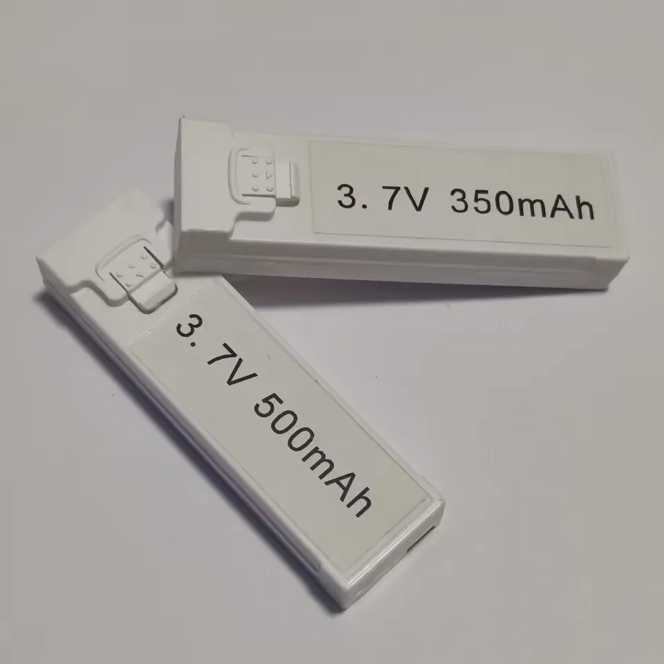 White Color JJRC H107 Mini Drone Lithium Battery Accessories Replacement Spare Parts 3.7V 350mAh/ 500mAh