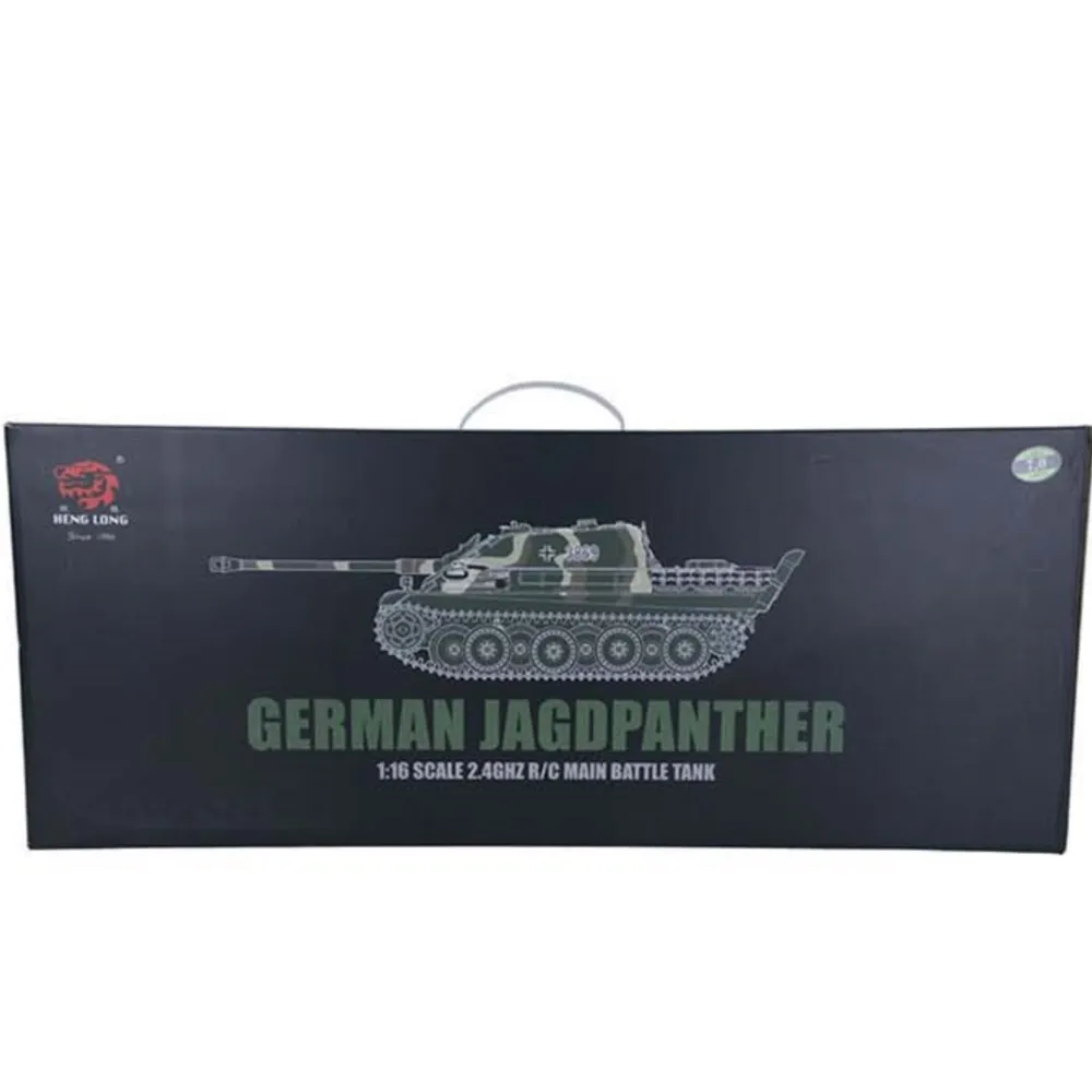 2,4G Heng Long 1/16 escala 7,0 versión de plástico Jadpanther RTR RC tanque modelo 3869 coches Radio Control Panzer vehículo regalos TH17437