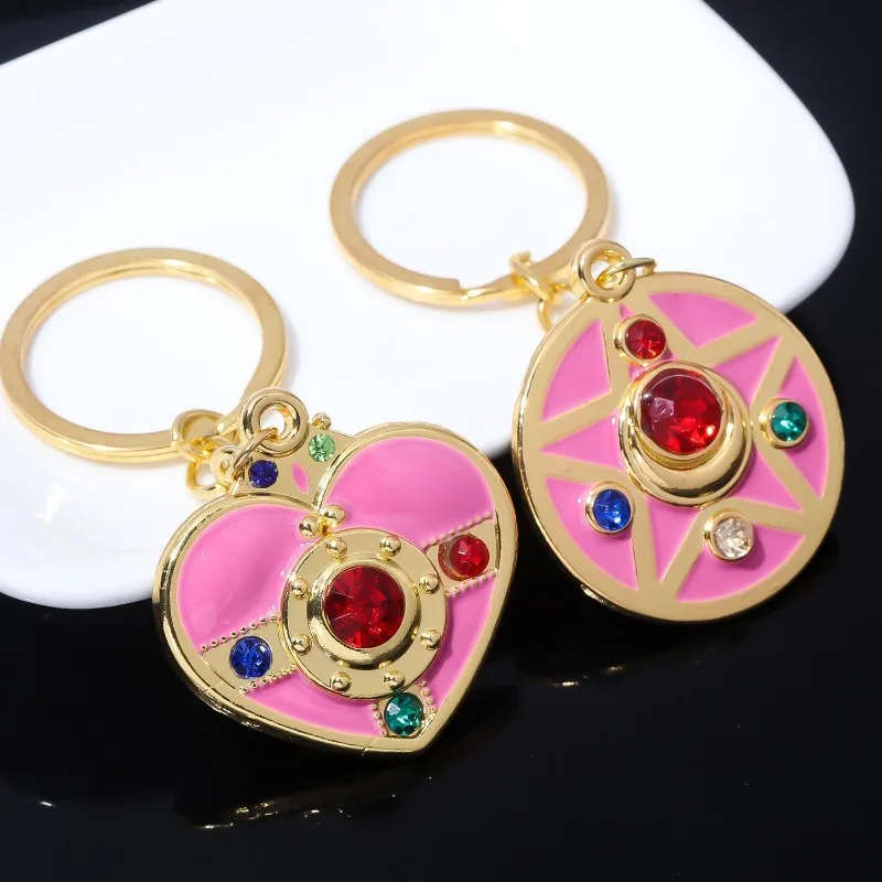 Sailor Moon key chain necklace Tsukino Usagi magic transformer sweet girl cos clothing accessories high-value personalized gift view 3