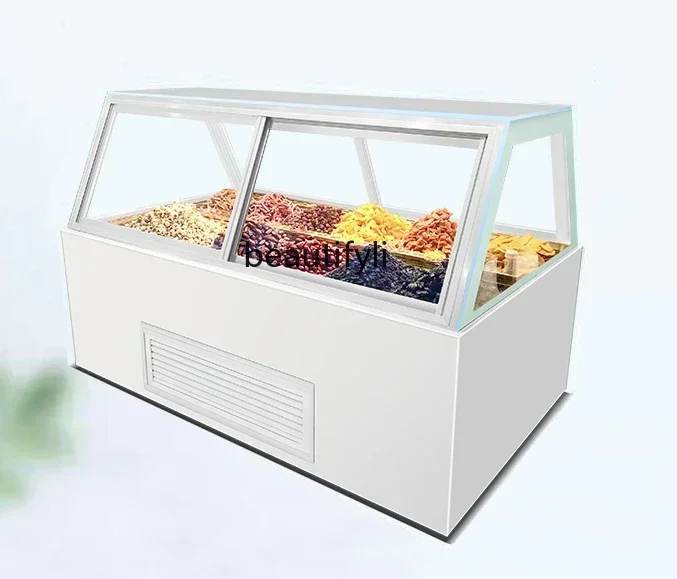 LXPreserved Fruit Freezer Candied Snacks Showcase Zhongdao Display Cabinet Grape Jerky Refrigerated Fruit Fresh CabinetSSS