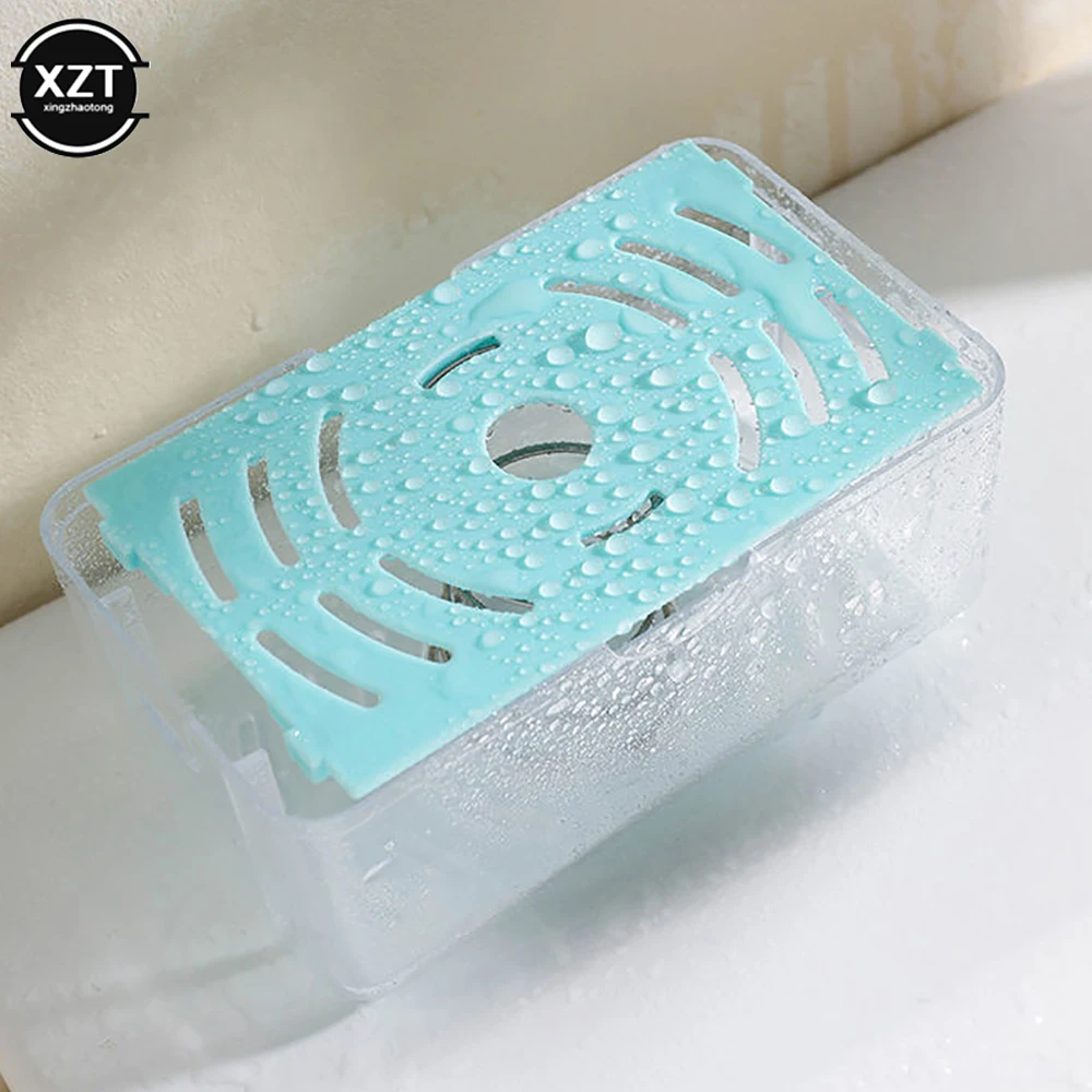 Soap Dish Holder Multifunctional Soap Box Bathroom Roller Type Laundry Soap Drain Box Non-slip Foam Bubbler for Washing Cleaning