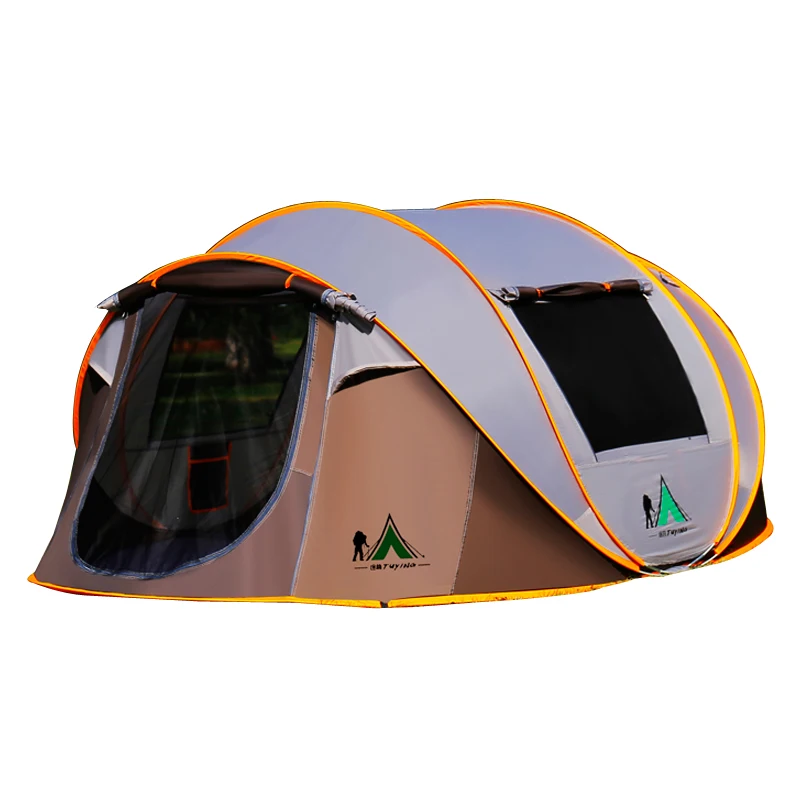 Tent outdoor fully automatic thickening, sun protection, rain protection, beach camping equipment, folding and portable supplies