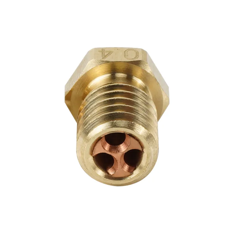 High Flow Brass Nozzle for E3D V6 Compatible Hotends 1.75mm Filament Multiple Nozzle Sizes 0.2-1.2mm