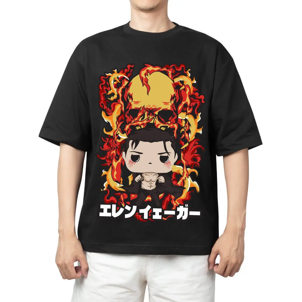 Wibu Attack On Titan Funko Eren Yeager T-shirt