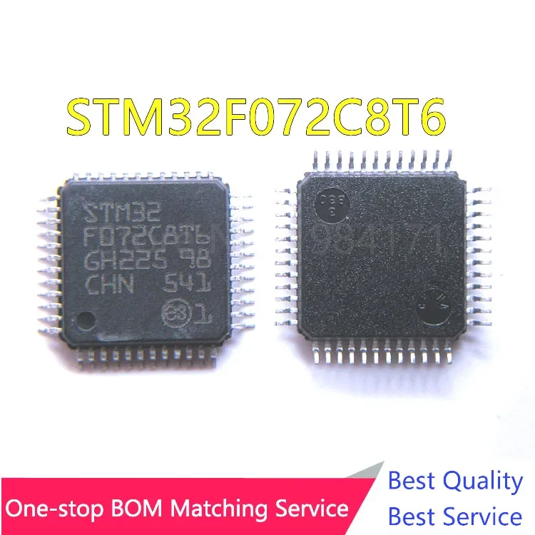 

20Pcs STM32F072C8T6 2F072C8T6 STM32F072 QFP48 ARM new