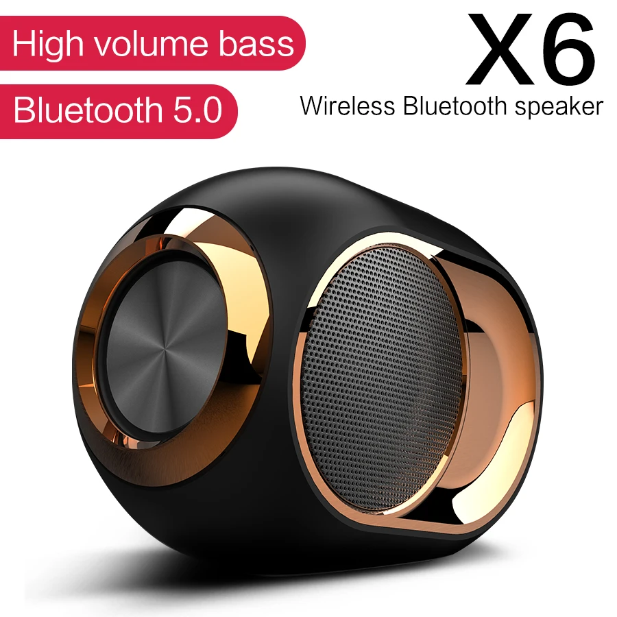

Portable Wireless Speaker V5.0 Bluetooth Speaker TWS Stereo Speaker 3D Bass Speaker with Hand Free Call build-in 1200MAH battery