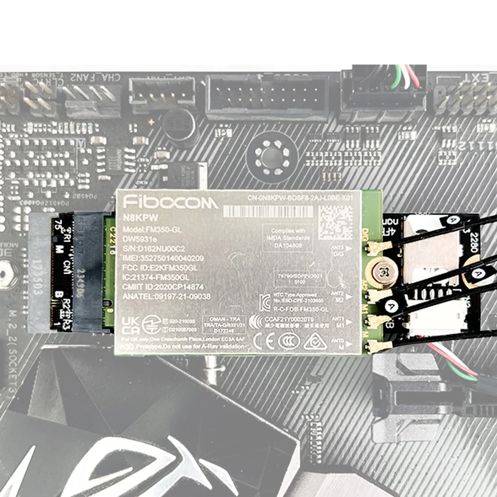 

Модуль сетевой карты 3G/4G/5G к M.2 B&M-Key для адаптера размером B 2280 3042, 3052, поддерживает карту Nano-SIM