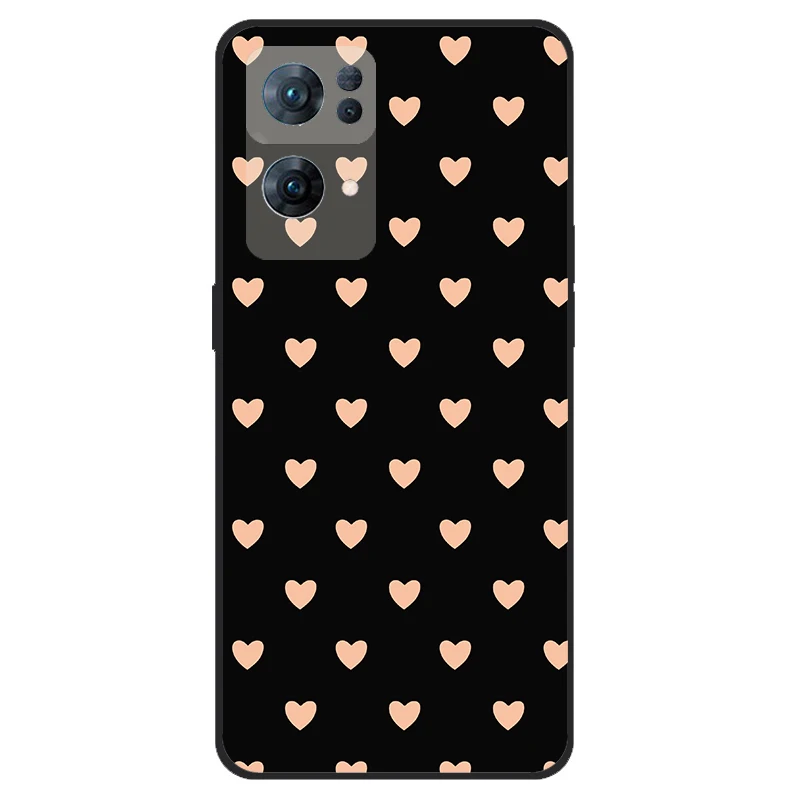 For Oppo Reno 7 5G Case 2021 Cute Cat Butterfly Soft Silicone Phone Back Cover For Oppo Reno7 Pro Reno 7 Pro 5G Cases TPU Fundas