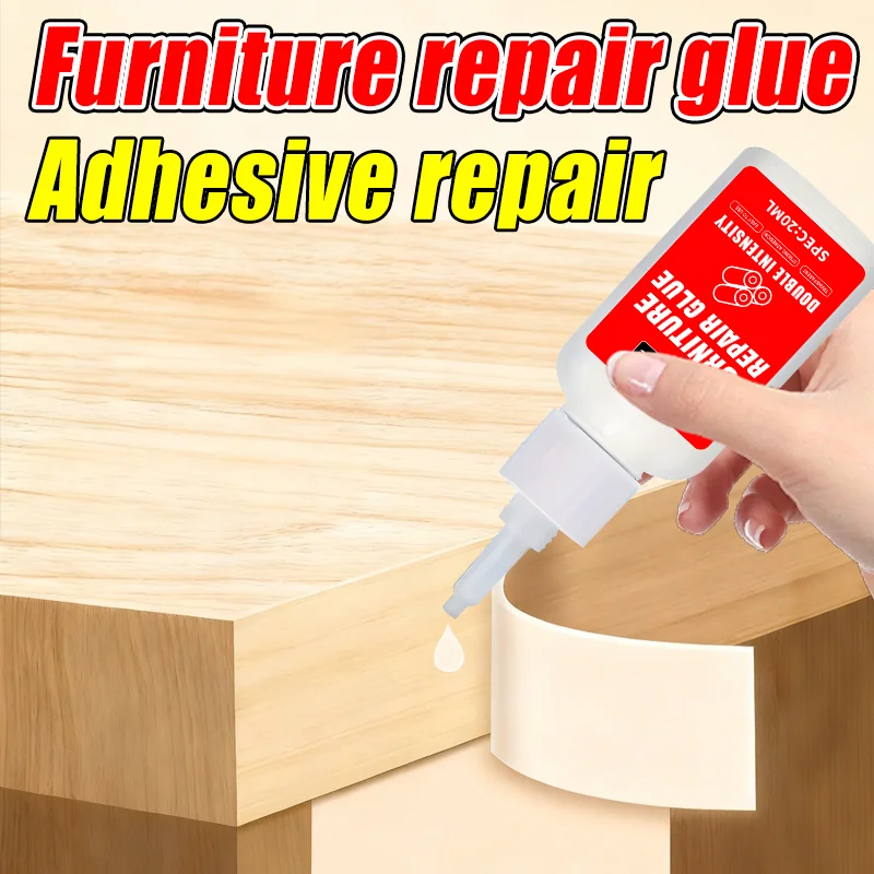 Wood Furniture Repair Glue, 20Ml Edge Banding Adhesive, Strong Glue For Woodworking, Furniture & Floor Repairs, Fast Bonding