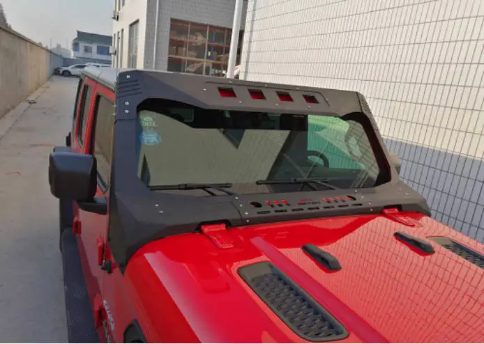 New Arrival JL style fabfours JK vicowl window shield frame split type for Jeep Wrangler JK 2007-2017