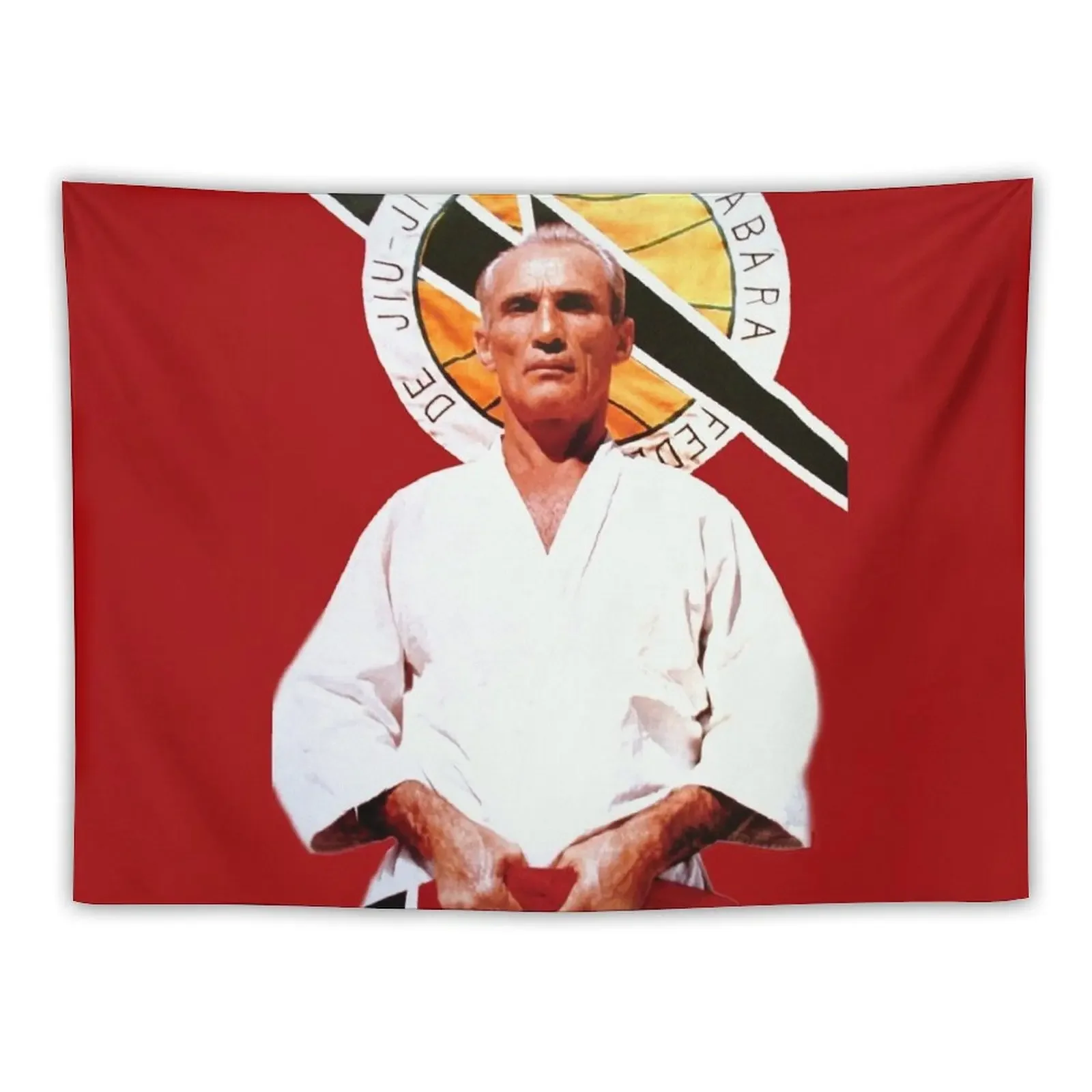 

Helio Gracie - Famed Brazilian Jiu-jitsu Grandmaster Tapestry Room Decorator Room Decoration Aesthetic Carpet Wall Tapestry
