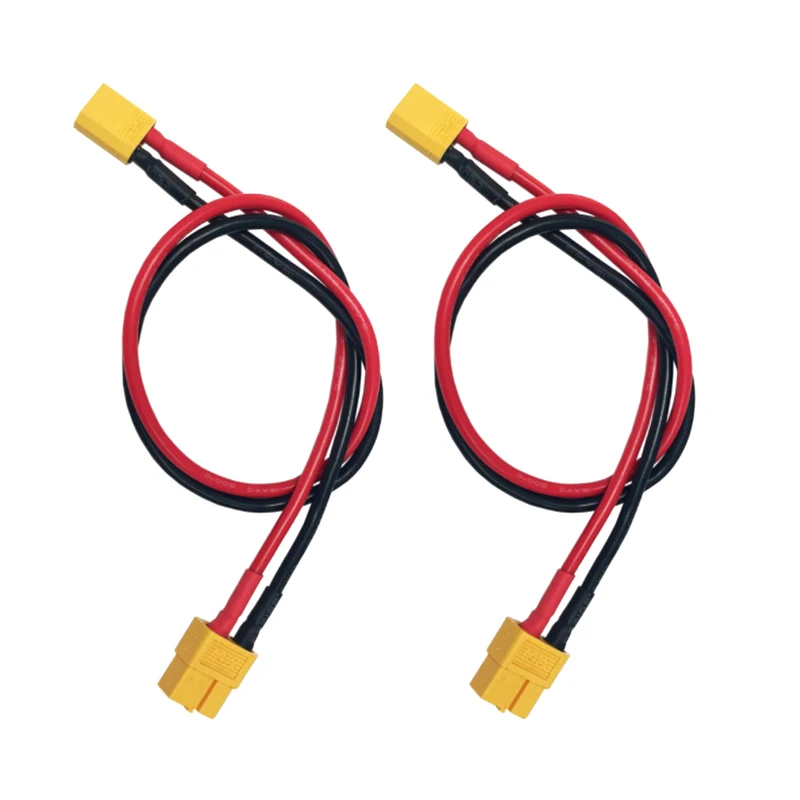 XT60 12AWG Parallel Battery Connector Male/Female Cable Dual Extension 15CM/60CM Silicone Wire For RC Battery Motor