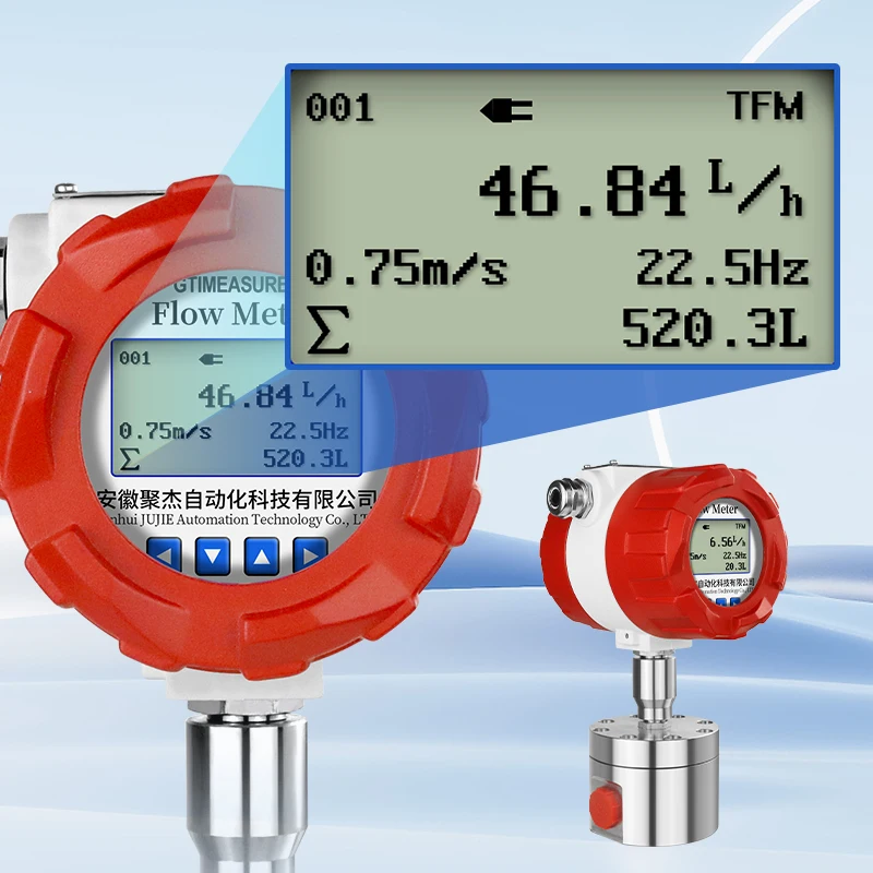 Medidor de flujo de engranaje con sensor de flujo pequeño de alta precisión, micromedidor de flujo de acero inoxidable para resinas de aceite, nitrógeno líquido de baja temperatura