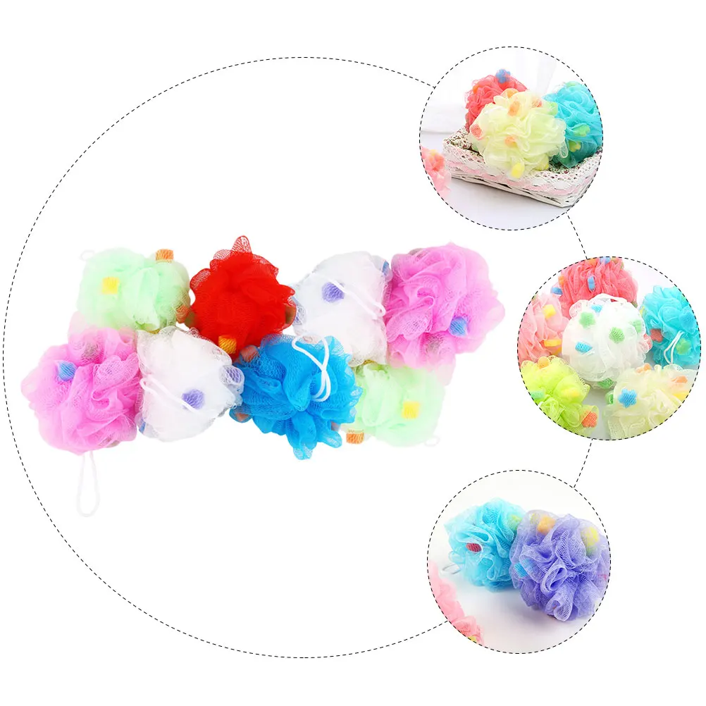 

Eco Friendly Bath Sponge Rope for Kids Adults Exfoliating Scrubber Bubble Making Net Shower Gel Body Clean
