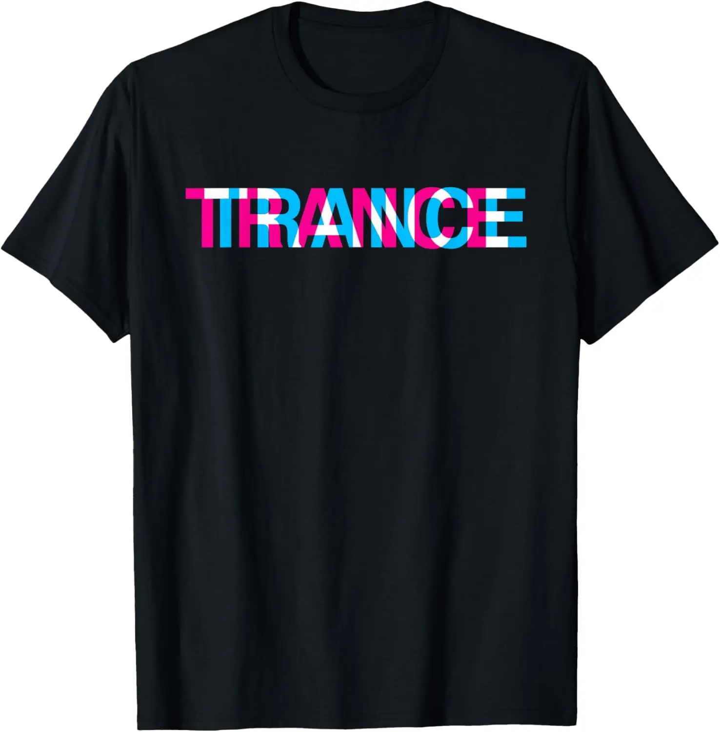 Trance Music Optical Illusion Glitch Trippy EDM Rave T-Shirt Unisex Summer Streetwear Tops Personalized Clothing Camisas