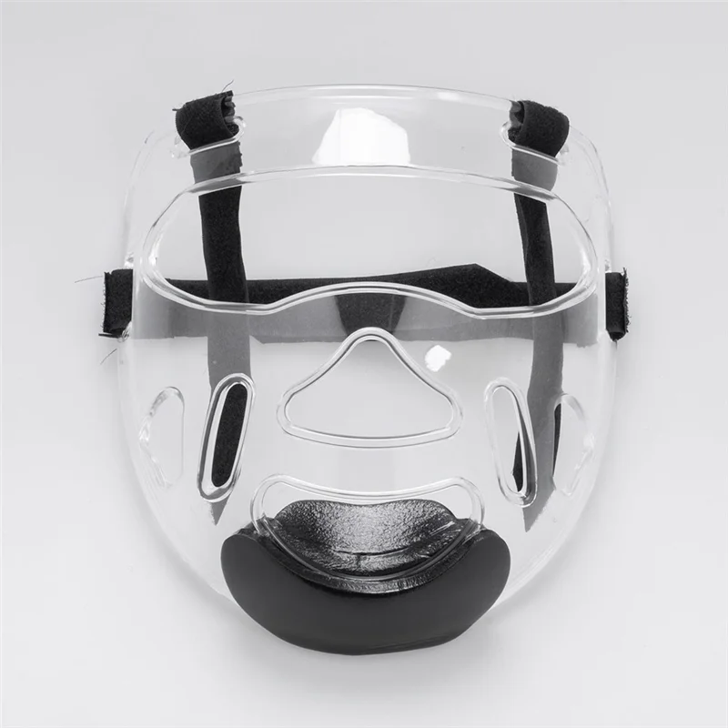 YHOLI-Taekwondo Face Mask Taekwondo Clear Detachable Protector Protective Mask For Sports Boxing Taekwondo Sanda