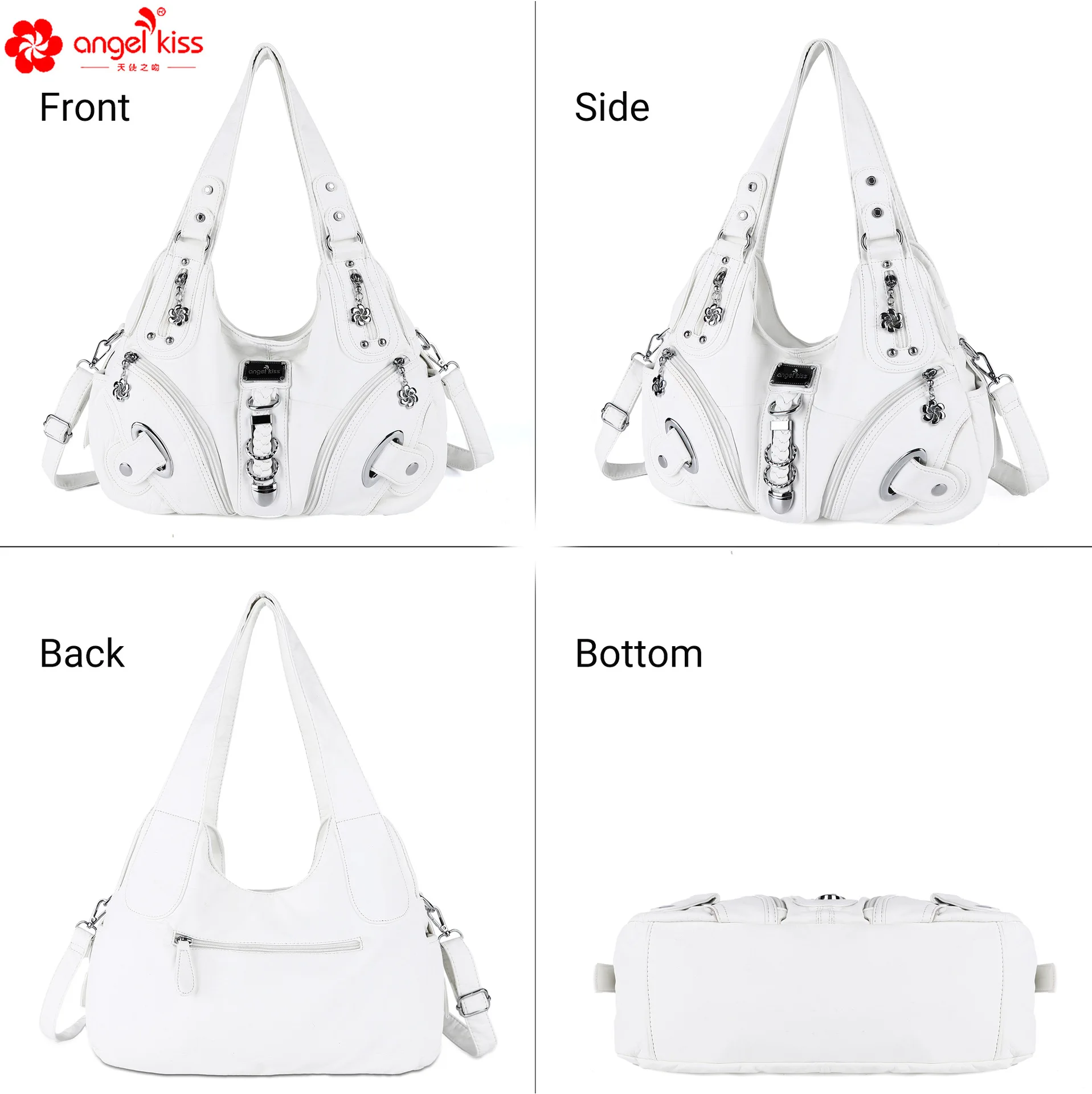 Angelkiss Frauen Handtaschen Mode Schulter Tasche Große Tote Top-griff Shopping-Pack Multifunktionale Satchel Dame Geldbeutel