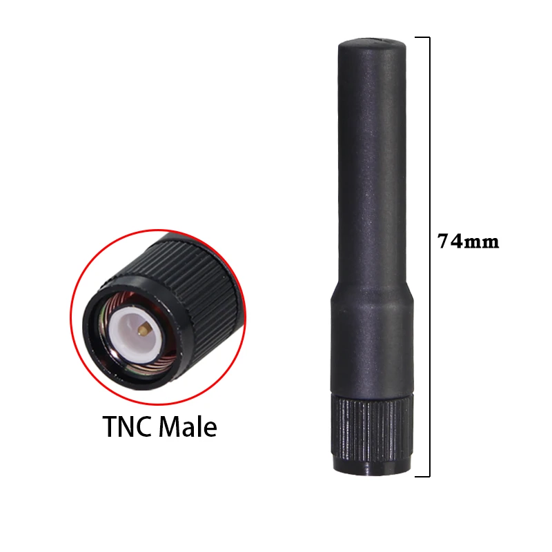 Lora antenna 433MHz 470-510MHz wireless module, digital map transmission transceiver, external SMA/tnc-j male head