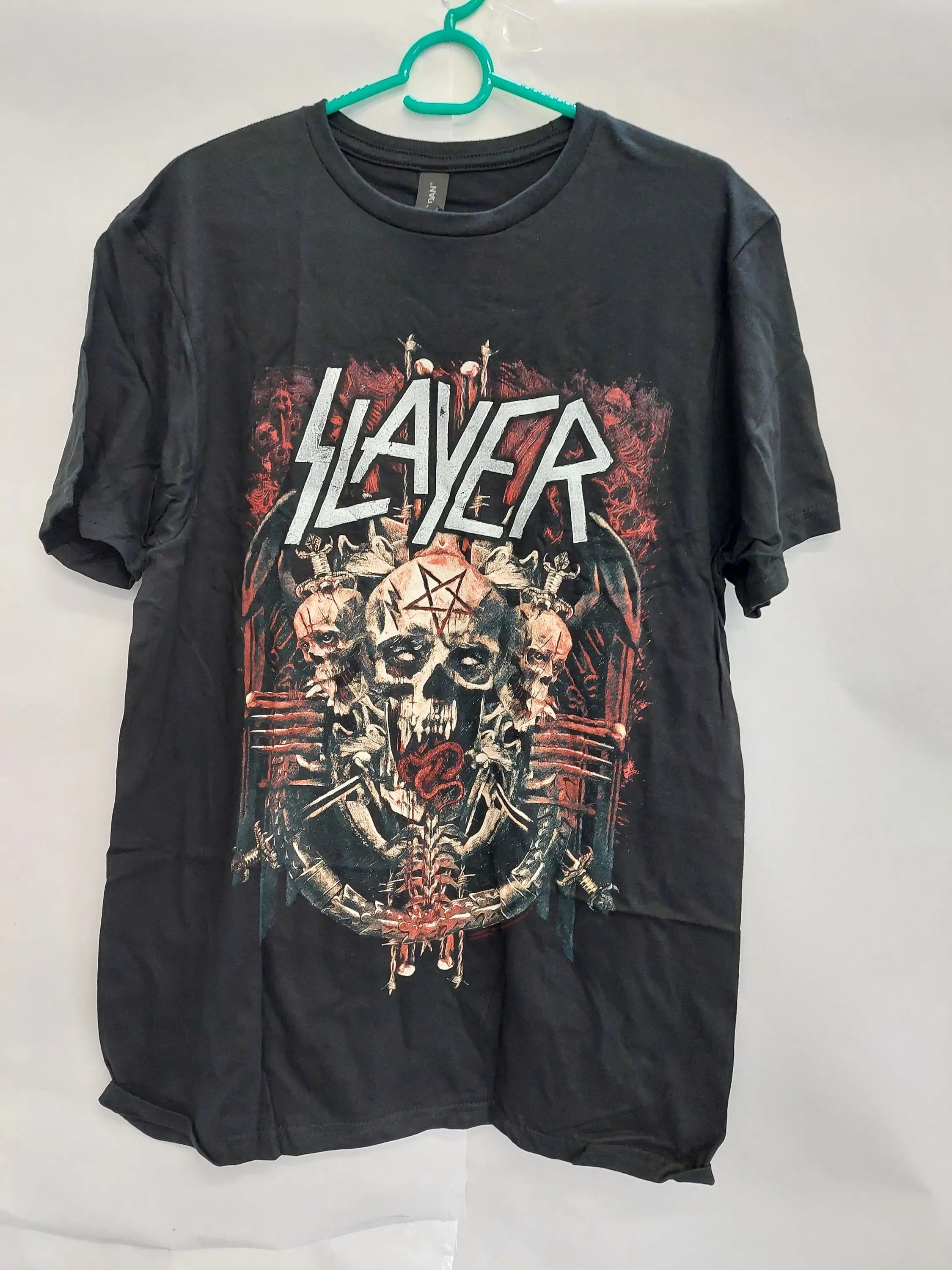 Slayer Thrash Metal Tom Araya Dave Lombardo OFFICIAL T Shirt Mens