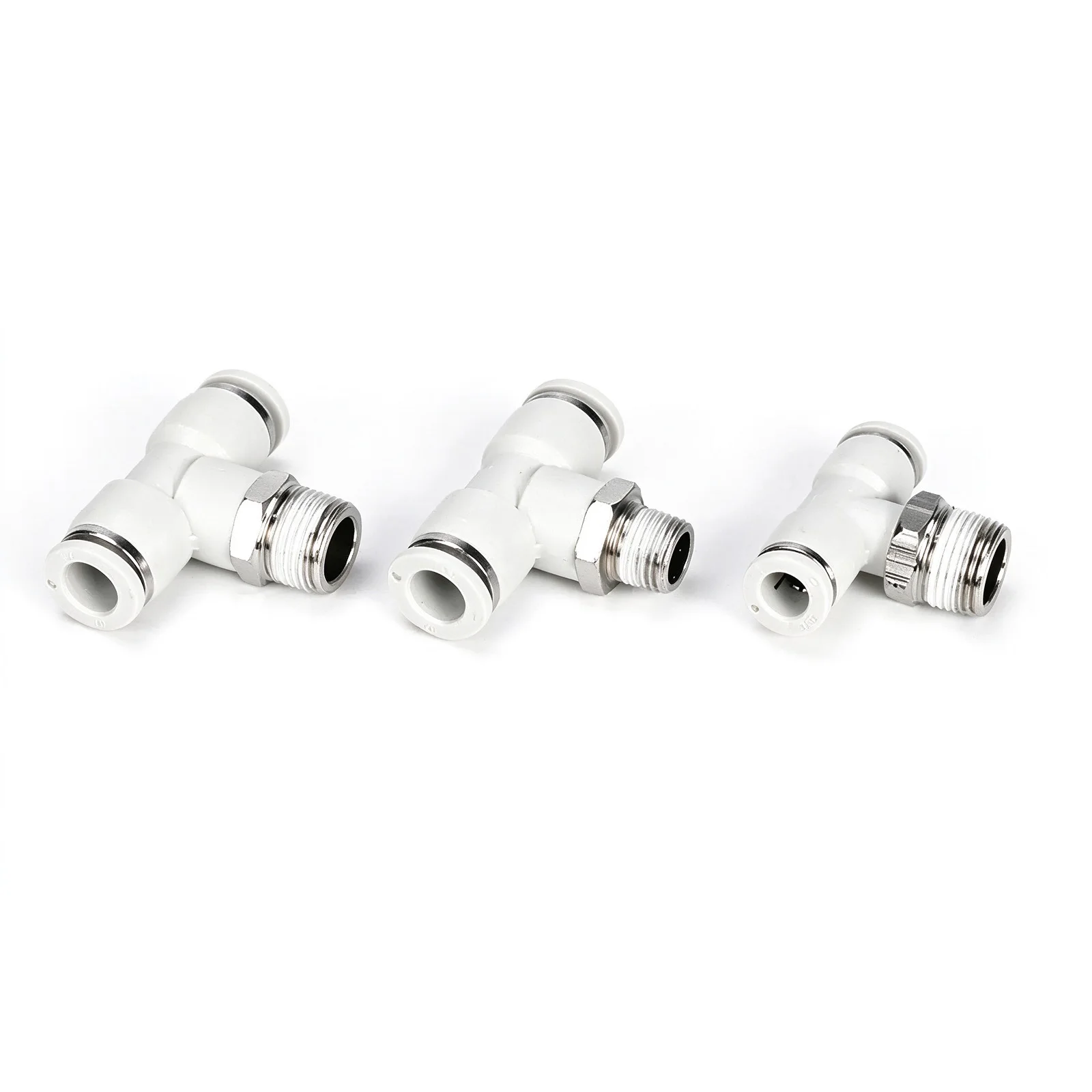 BPB Pneumatic 3 Way T Tee Fitting PB Push-in Quick Release Air Tube Connector PU Hose Fitting Pneumatic Compressor Accessories