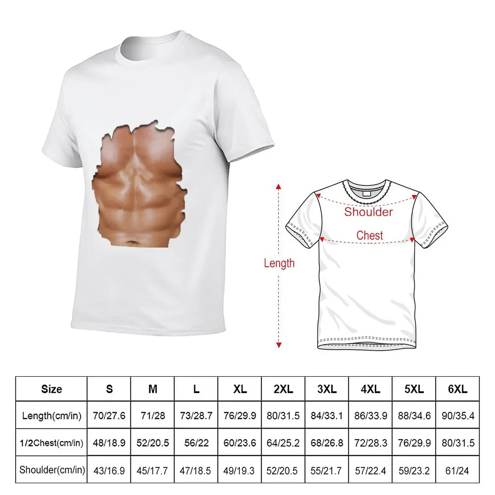 Six pack T-Shirt summer clothes customs kawaii clothes mens t shirt graphic