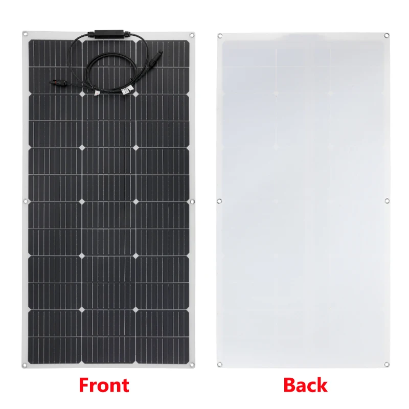 600W 300W Flexible Solar Panel With 60A Controller Kit Bendable Waterproof Monocrystalline Solar Cell for Camping Car RV Boat
