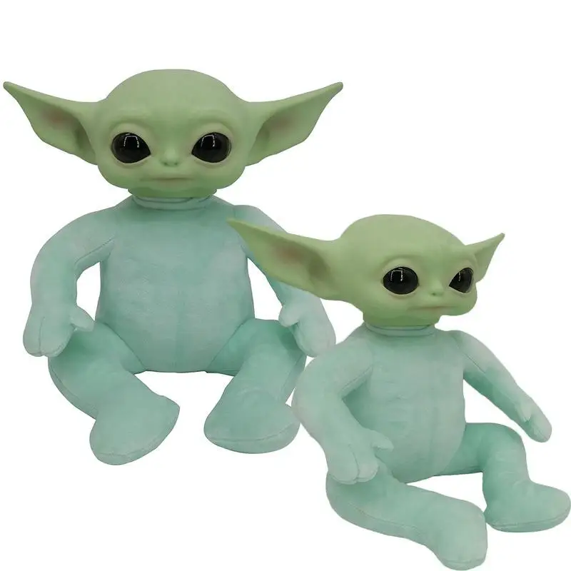 25cm Star Wars Baby Yoda Plush Toy Disney Movable Doll Model Ornaments Children's Weird Collection Toys Gift for Children Friend