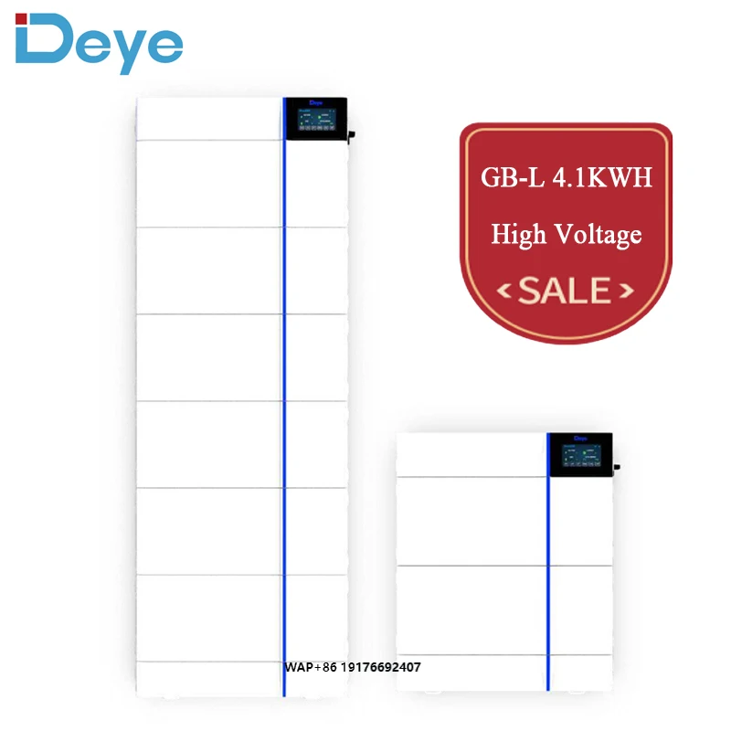 Deye Gb-sl All in One High Voltage Lifepo4 Ess Battery 16kwh 20kwh With Hybrid Inverter for Solar Energy Storage System
