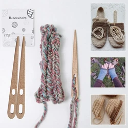 Large Eye Sewing Needles DIY Wooden Weaving Loom Tools Tapestry Darning Big Eye Yarn Knitting Needles Needlework Crafts