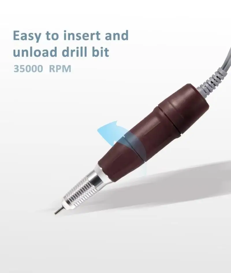 

Professional 35000RPM Nail Drill Polisher - Strong Plastic Electric Glazing Tool