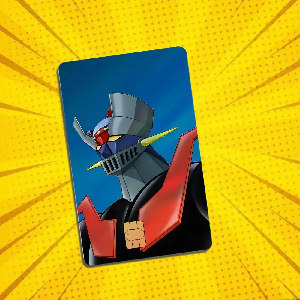 Koji Kabuto Iron Cutter Mazinger Z Card Stickers Credit Card DIY Card Protector Stickers Film Skin CoverHolographic Stickers
