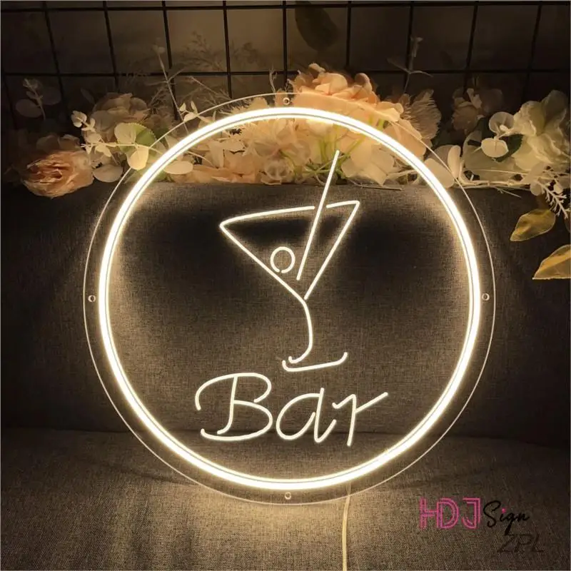 

Bar Neon sign Design Home Girl Boy Bedroom Decoration LED Neon Light for Party Table Decor Night Lights Kitchen Housebar