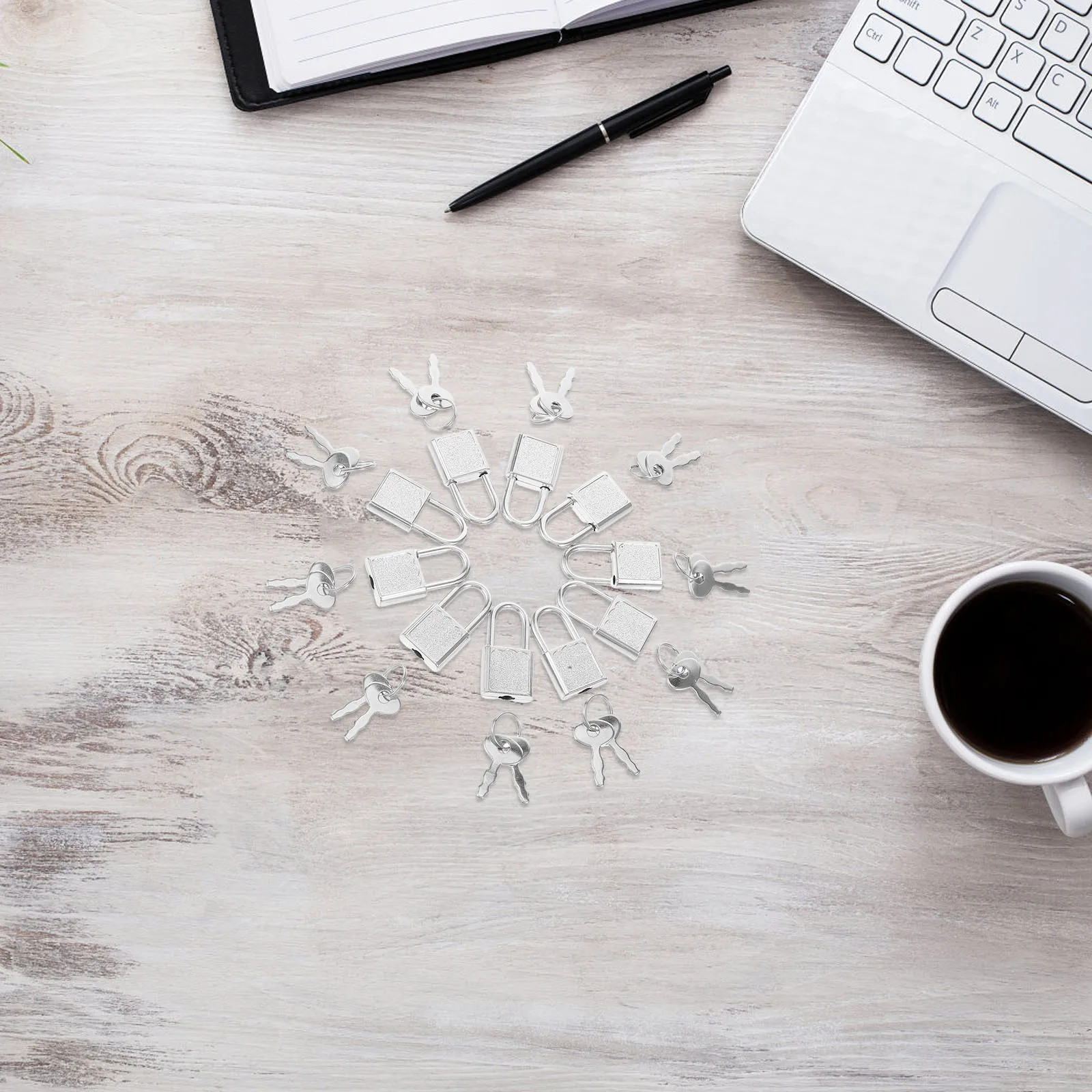 

10Pcs Mini Zinc Alloy Square Locks Durable Padlock for Diary Luggage Bag Locker Jewelry Box Small Security Lock