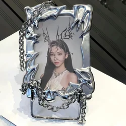 Luxury Electroplating Card Sleeves Creative Sturdy Card Holder Protectors Korea INS Kpop Shield Photocard Trading Card Protector