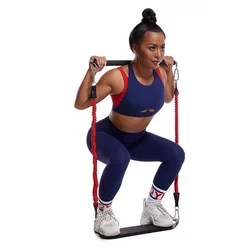 Juego bandas resistencia pedal entrenamiento glúteos sentadillas en casa