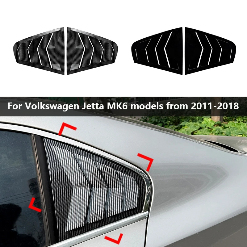 Applicable to the overseas version of Volkswagen Jetta MK6 2011-2018 Triangular window shutter car body sticker modification