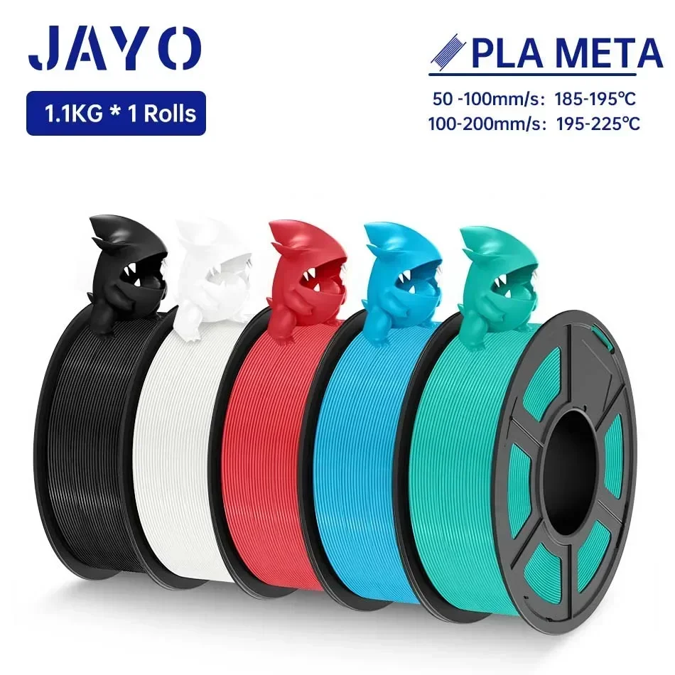 US.EU PLA Meta / ABS / PETG / SILK / PLA Filament 1.75MM 5Rolls Drukarka 3D 100% bez pęcherzyków do FDM DIY Gift Material Fast