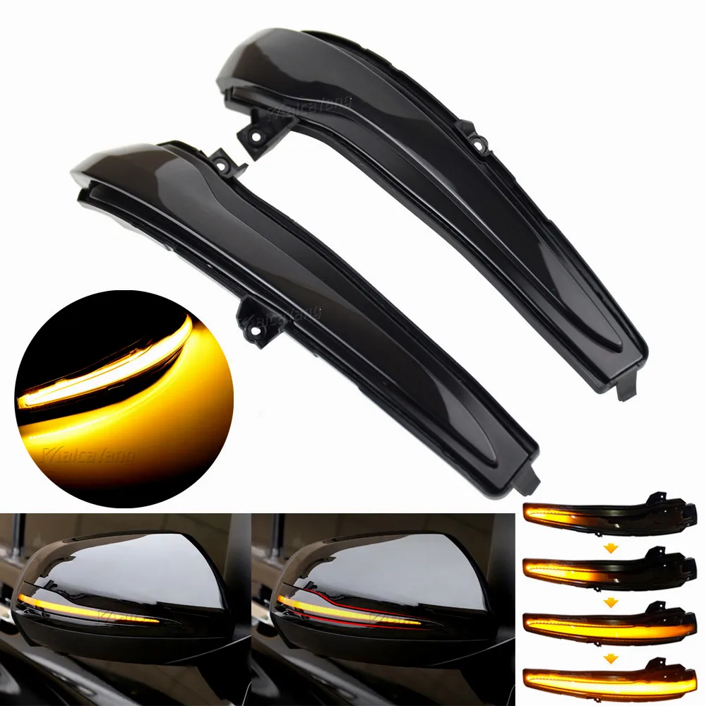 For Mercedes Benz C E S GLC W205 X253 W213 W222 V Class W447 Dynamic Turn Signal Blinker Sequential Side Mirror Indicator Light