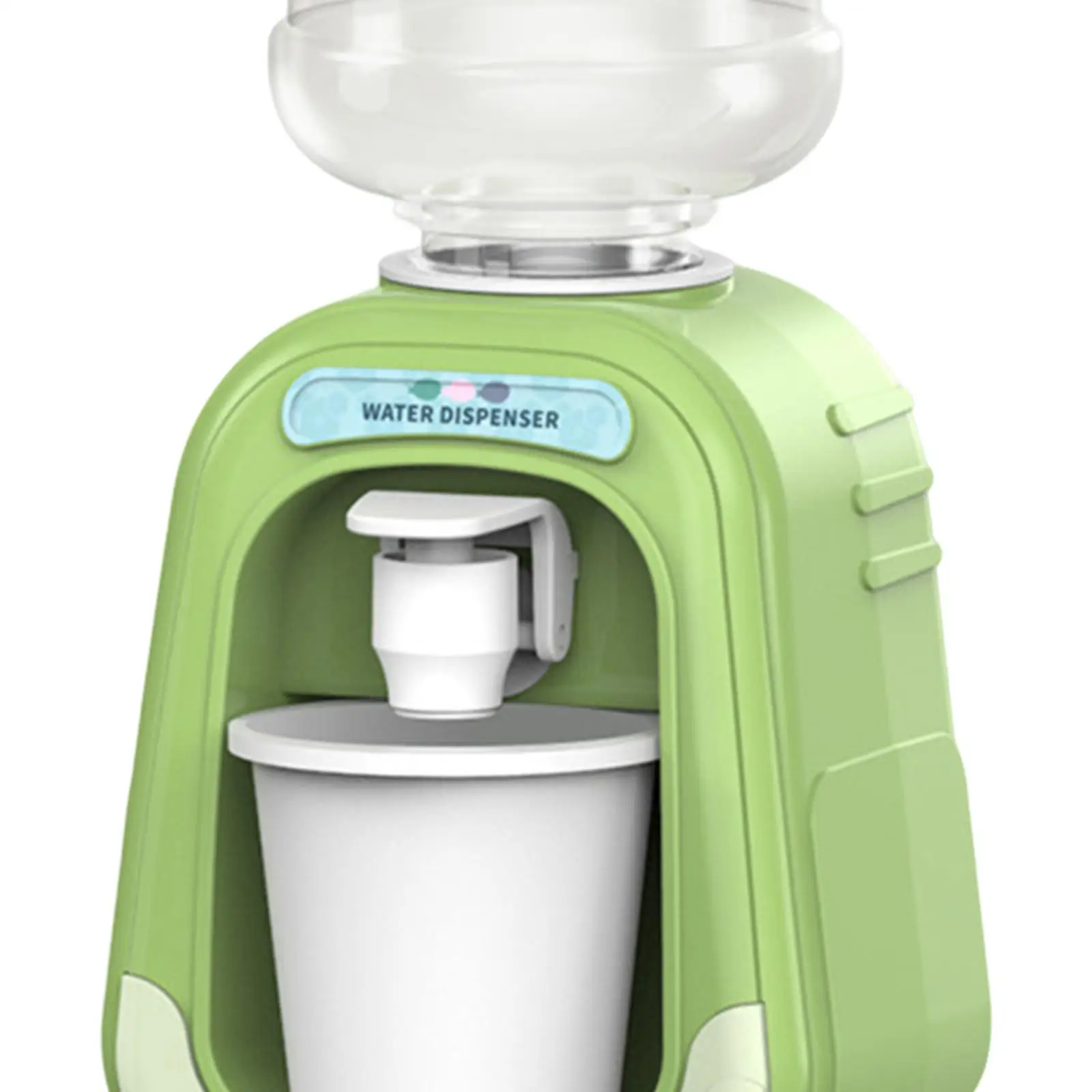 Dispensador de água elétrico brinquedo dos desenhos animados bebedouro brinquedo para jogo favor interior restaurante casa de bonecas