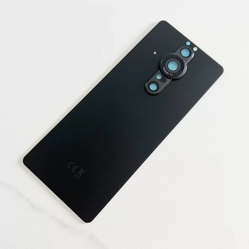 For Sony Xperia Pro-I Housing with Camera Lens Cover Phone Rear Battery Back CoverCase Replacement & Adhesive