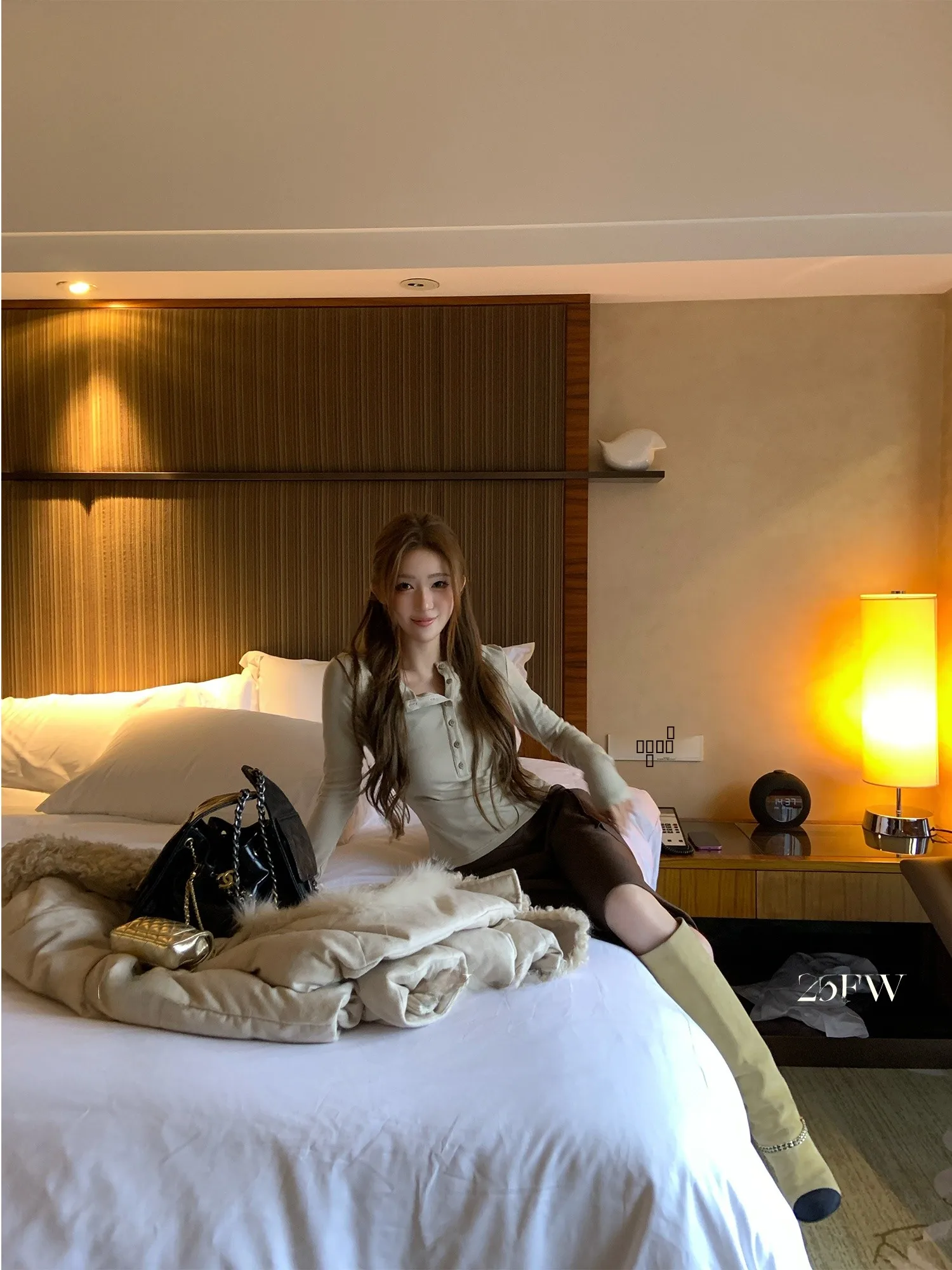 

Удобная женская футболка цвета цемента Long Sve Inner Wear Faion Slim Fit Zoneelea Sembali Yì Wén French Sle Casual Top