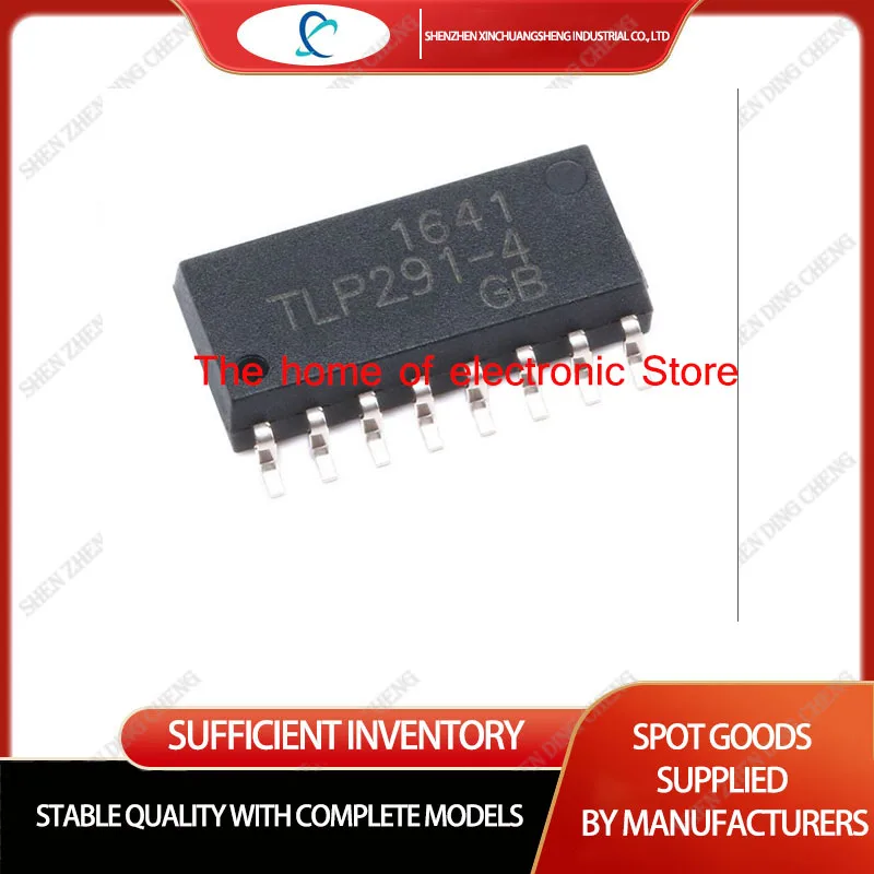 10PCS TLP291GB TLP291-4  SOP4 SOP16 P291 291-4 Optocoupler Phototransistor Output IC