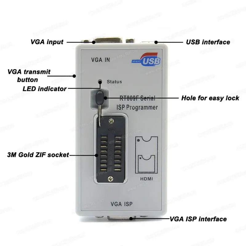 2025 2026100% New RT809F Serial ISP Programmer with 16 Adapter Kits