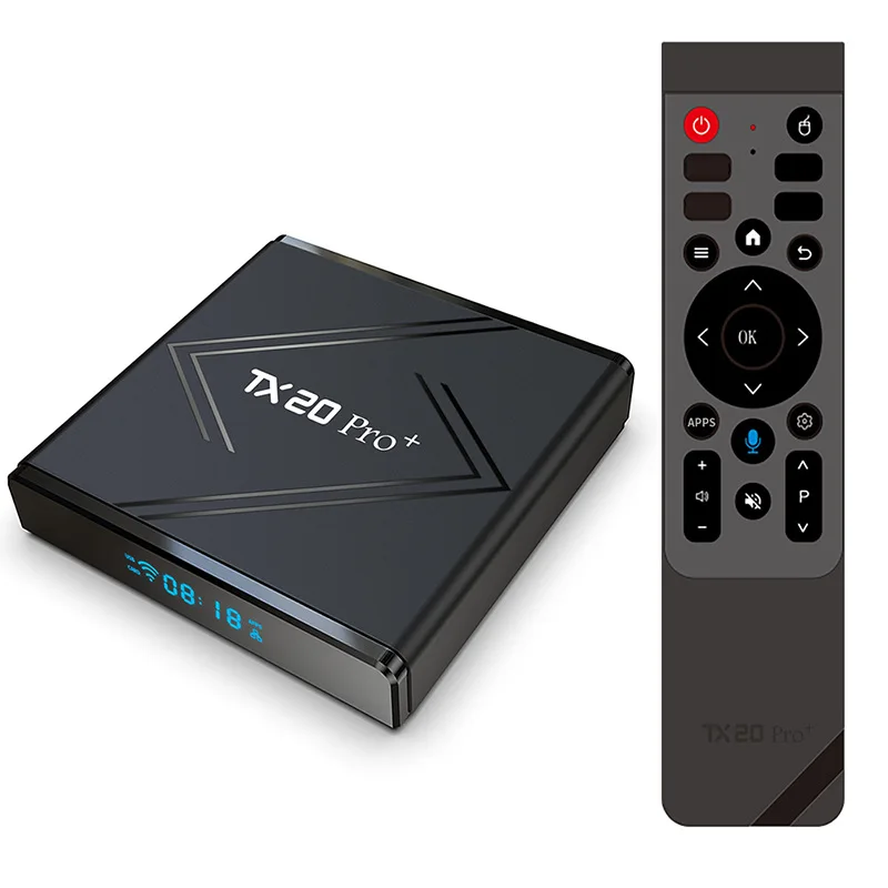 

TX20 Pro+ Smart TV Box Android 4K HD 5G Dual WIFI 3D BT5.0 Видео-медиаплеер 16 ГБ 256 ГБ Allwinner H313 Телеприставка iptv