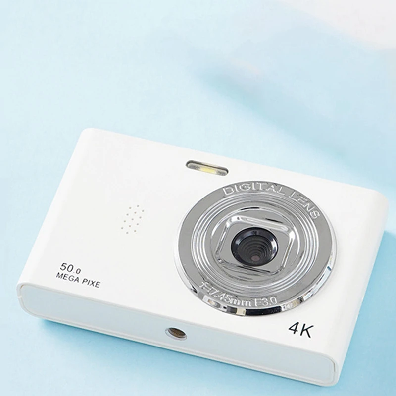 Best-4K Digital Camera Travel Selfie Camara 50MP HD Dual Lens Zoom Photography Screen Entry-Level Kids Campus Mini Retro Cam