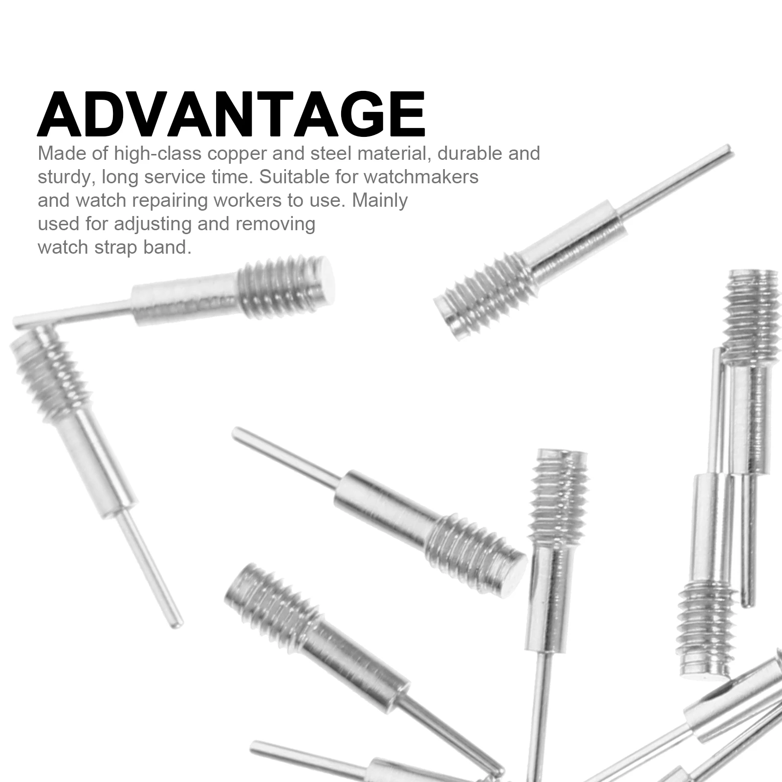 

20 Pcs Steel Needle for Disassembly Maintenance Scratch Remover Watches Bracelet