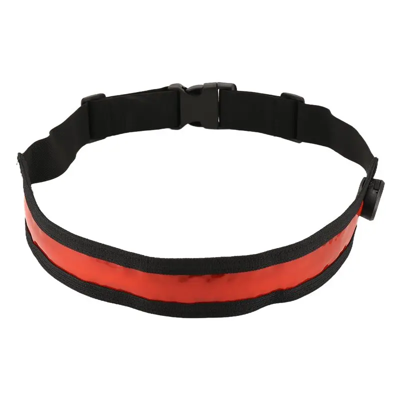 

Водонепроницаемый сигнальный фонарь для ночного бега, перезаряжаемый светодиодный светоотражающий пояс, светоотражающее снаряжение для бега, пояс для велоспорта-A00E