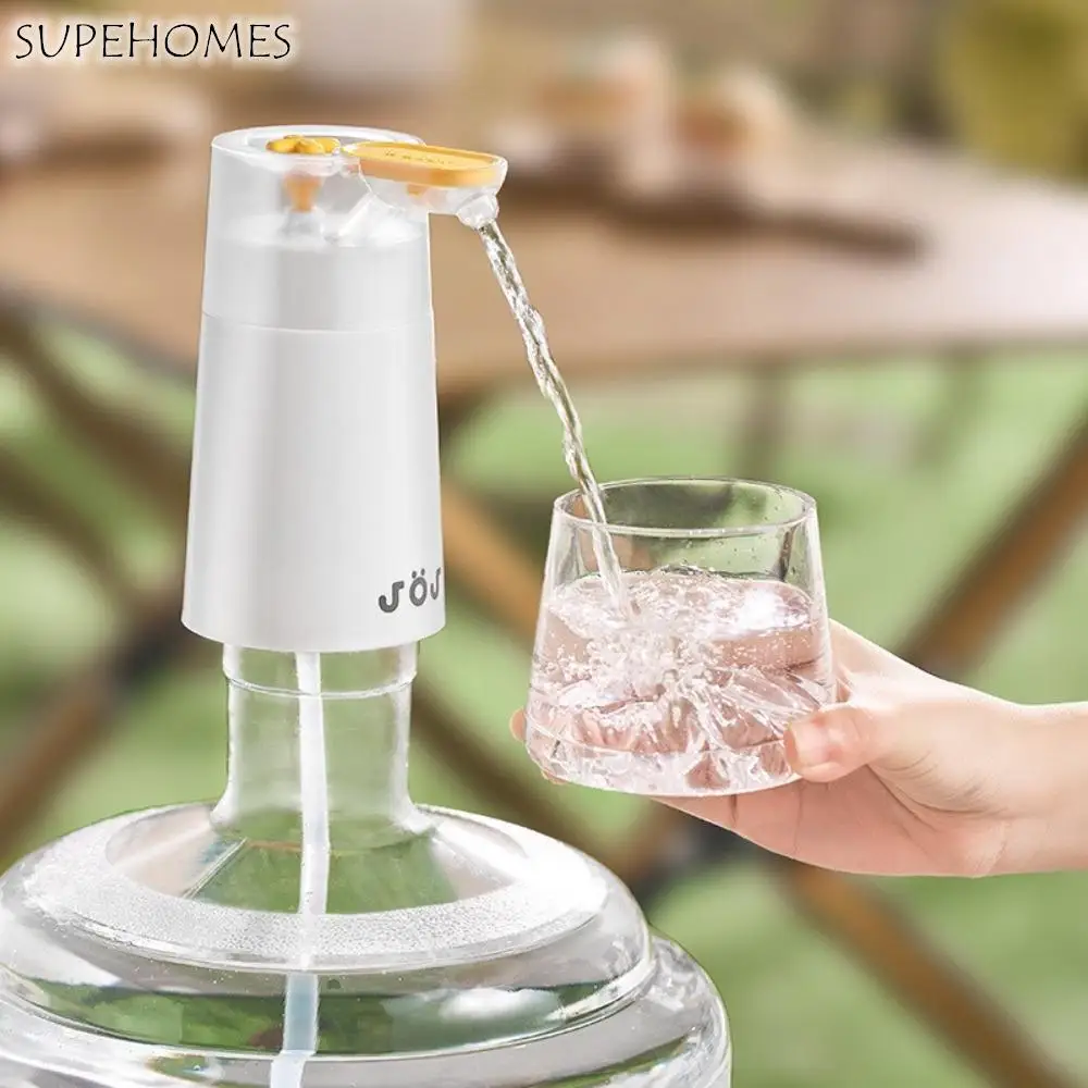 

USB Rechargeable Electric Water Bottle Pump Automatic Dispenser One-button Switch Automatic Water Pump Low Noise
