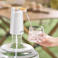 USB Rechargeable Electric Water Bottle Pump Automatic Dispenser One-button Switch Automatic Water Pump Low Noise