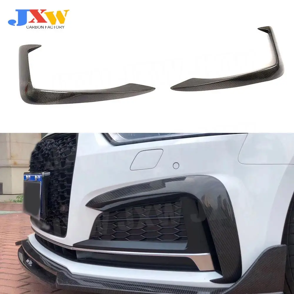 

Carbon Fiber /FRP Front Bumper Fog Lamp Eyebrows Cover Trims For Audi A5 S5 2017 2018 2019 Car Styling